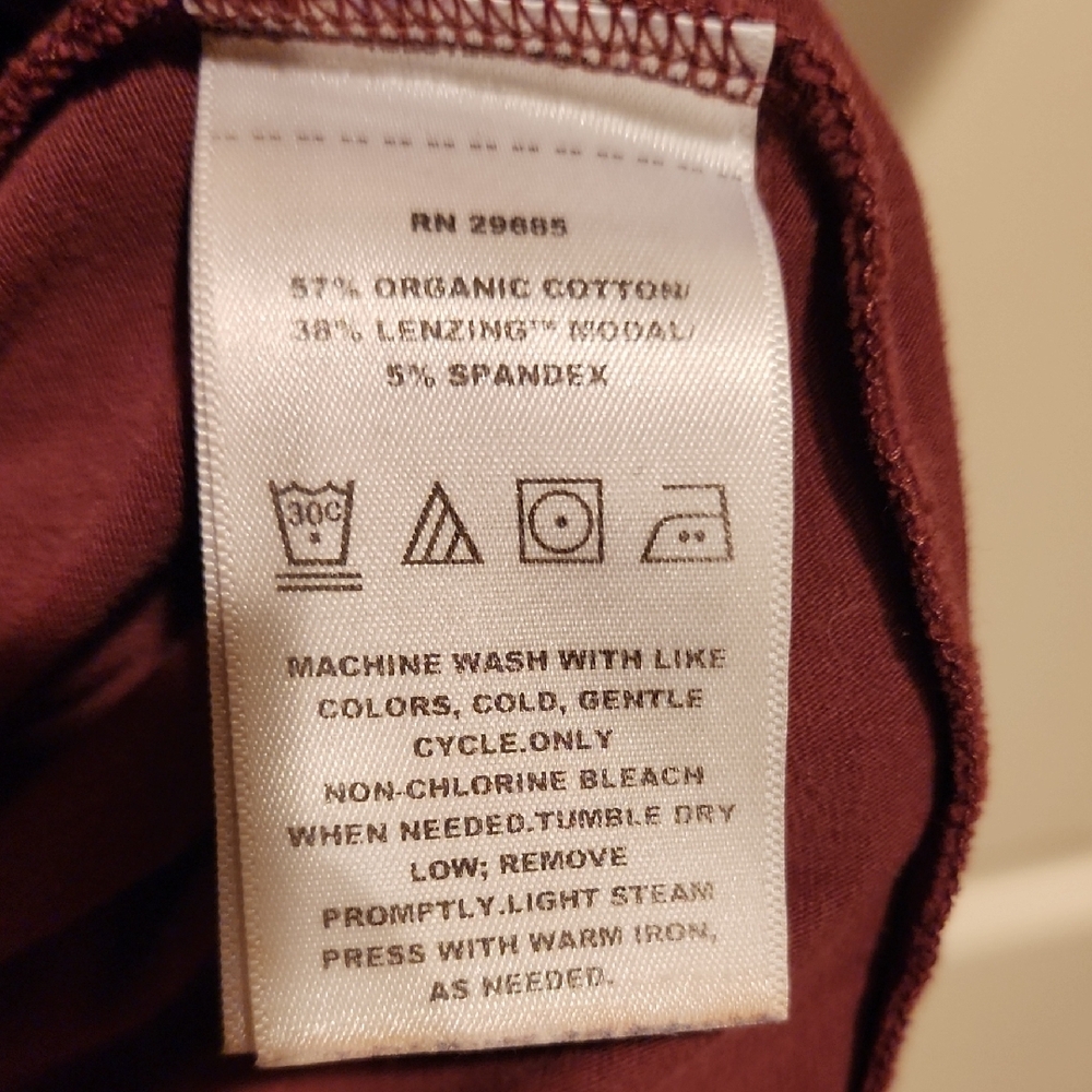 Pendleton Maroon Short Sleeve Tee - Picture 4 of 4